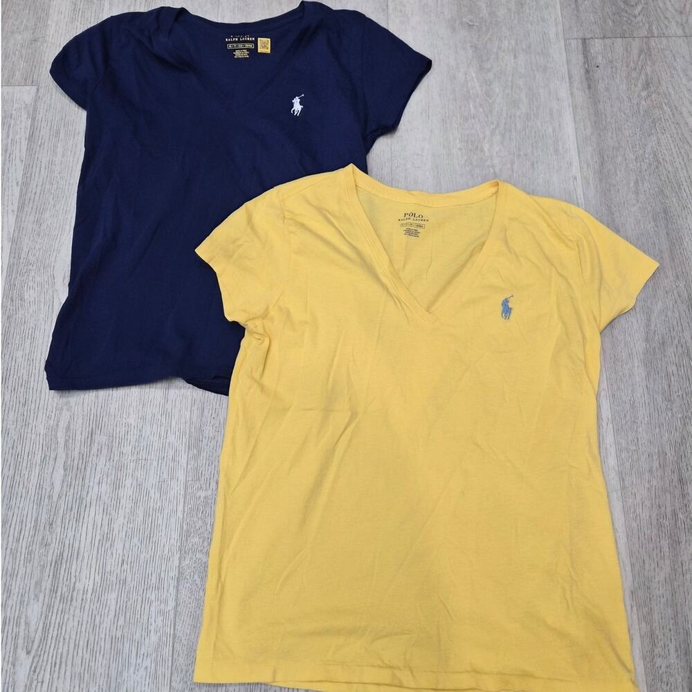 Polo Ralph Lauren Blue & Yellow Top Bundle Size XS/S